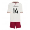 Arsenal Viktor Gyokeres #14 Tredjedraktsett Barn 2025-26 Kortermet (+ korte bukser)